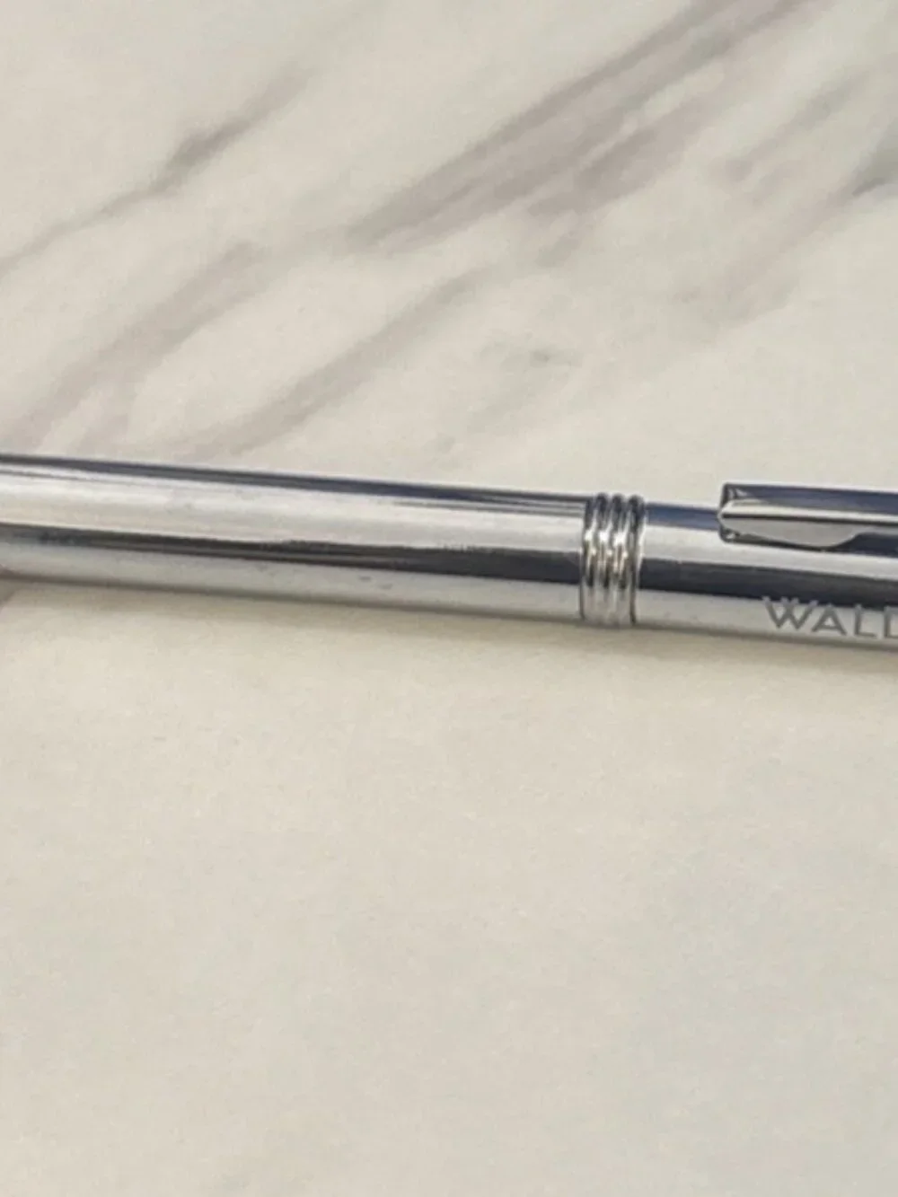 Waldorf = Astoria Pen Metal Ballpoint Black Ink Office Clip Collectors